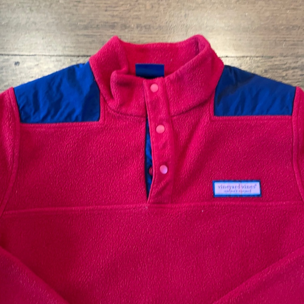 Vineyard Vines Boys Fleece Snap Popover